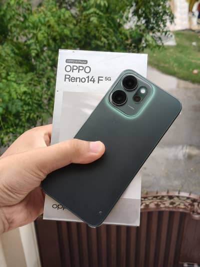 OPPO Reno 14F with complete box