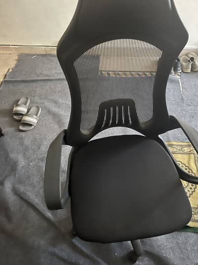 chair and table