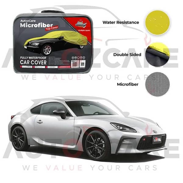 Toyota 86 Microfiber Car Top Cover - Model 2021-2026