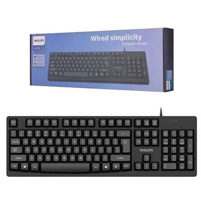 Philips keyboard K214 | Wired USB Keyboard | machenical keyboard | lhr