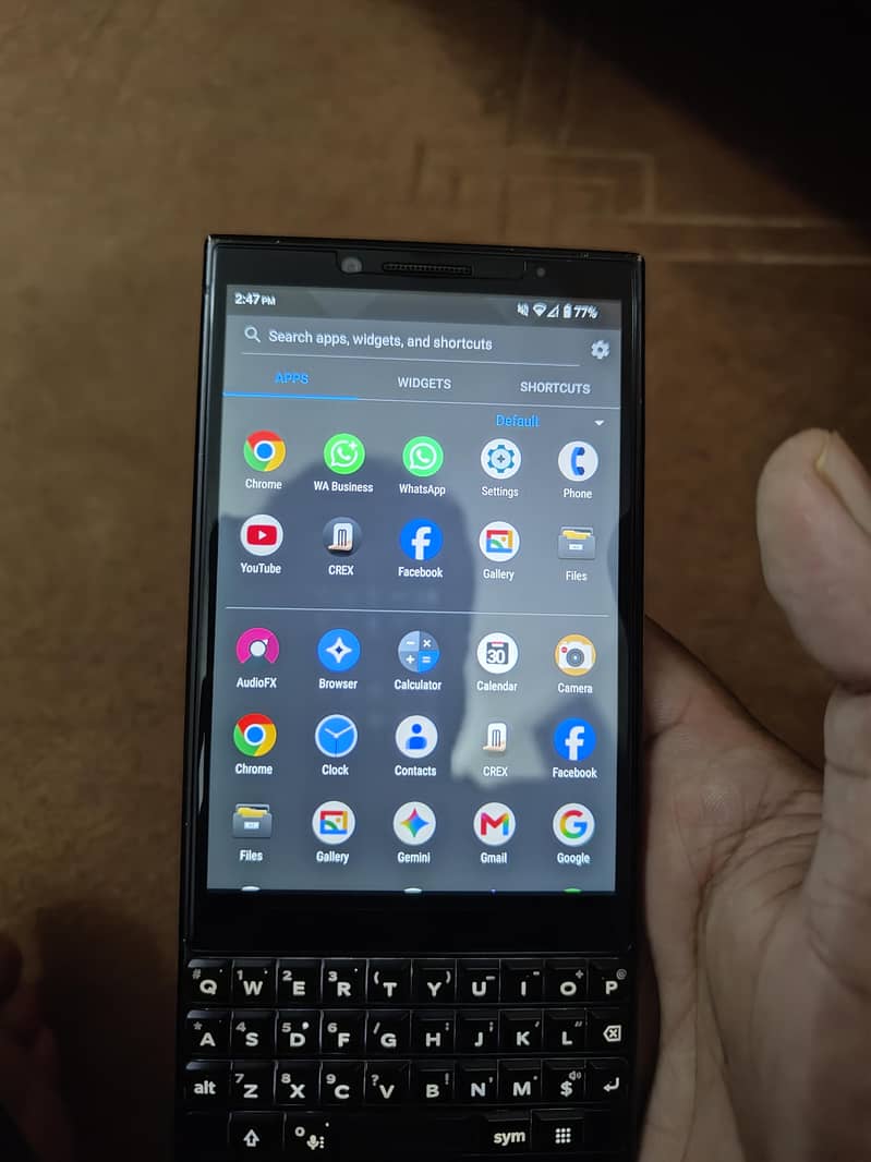 BlackBerry KEY2 Android 15 0