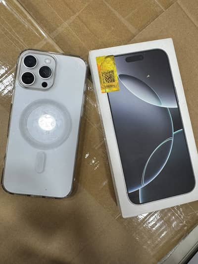 iPhone 16 Pro Max (1TB) Pta Approved Complete Box