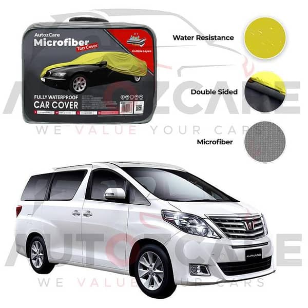 Toyota Alphard Microfiber Car Top Cover - Model 2002-2008
