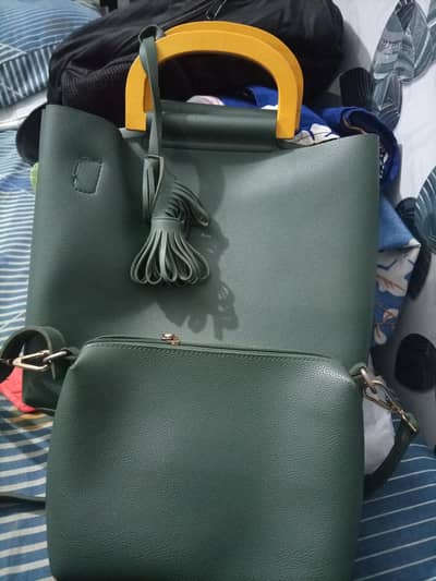 Samsonite green color bag