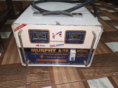 Murphy A-70 7,000W Stabilizer – Good Condition