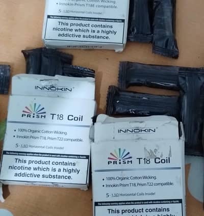 Aspire (coils and vape tanks), innokin prism/endura T18/T18E coils
