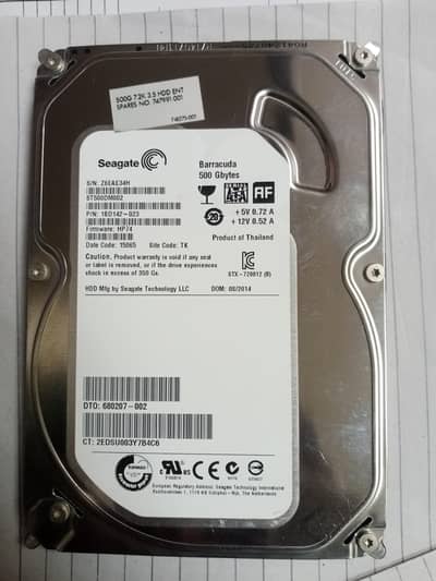Seagate 500GB Hard