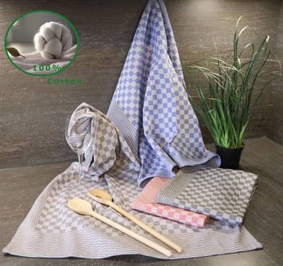 Check Kitchen Tea Towel/Dish Cloth/Multani Check Kitchen Towel