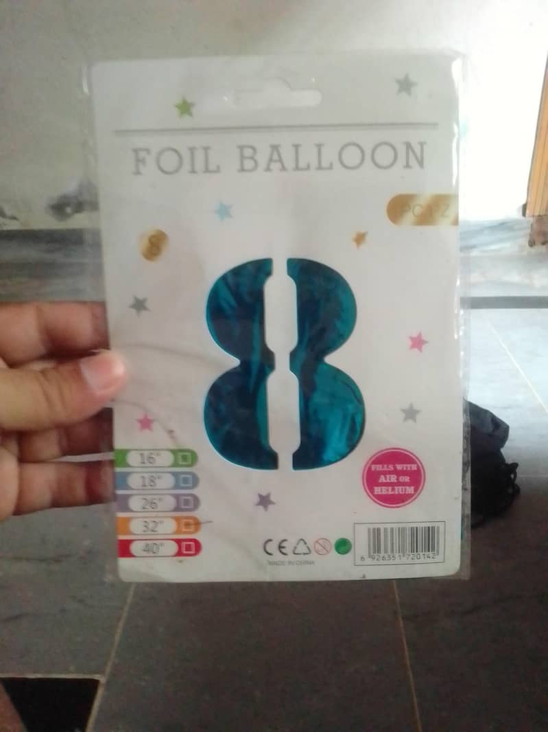 Foil balloons 1