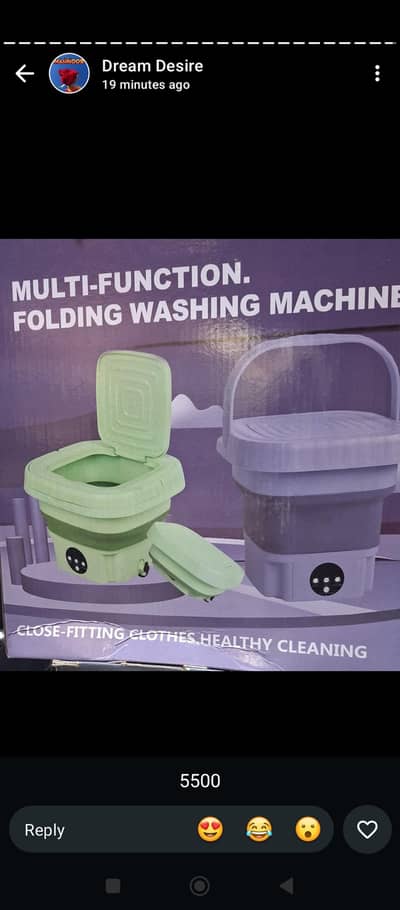 Foldable Washing machine
