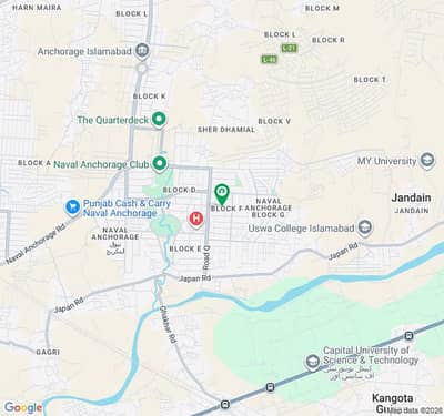 1 Kanal Corner Plot for Sale on Road Q, Block F, Anchorage, Islamabad