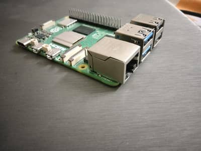 Raspberry Pi 5 with accessories