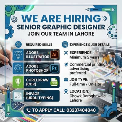 Senior Graphic designer