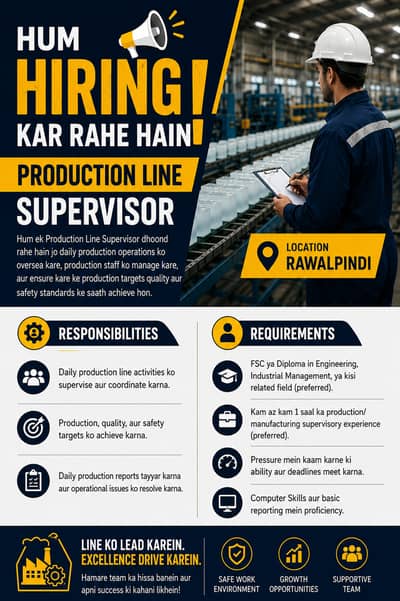 Production Line Supervisor