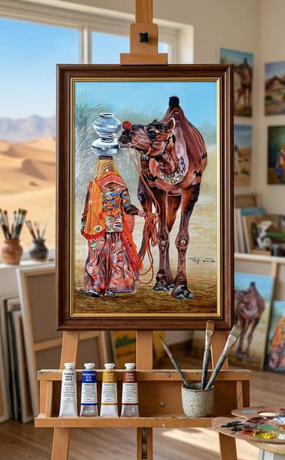 Acrylic Canvas Painting.
