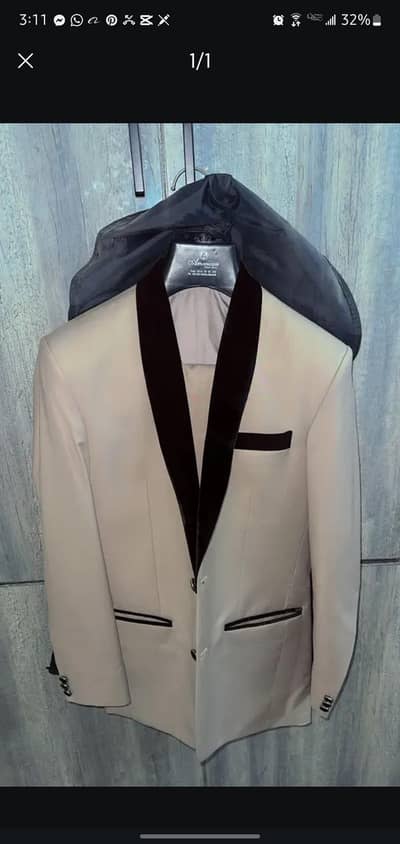 Semi-Tuxedo Suit for sale