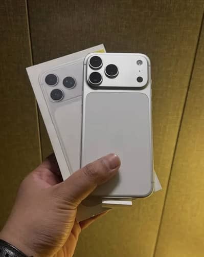 Iphone 17 pro max factory unlock 256 Silver