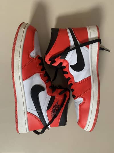 Nike Air Jordan Red and White