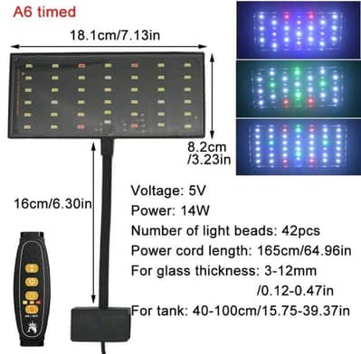 Aquarium Lights and test kit