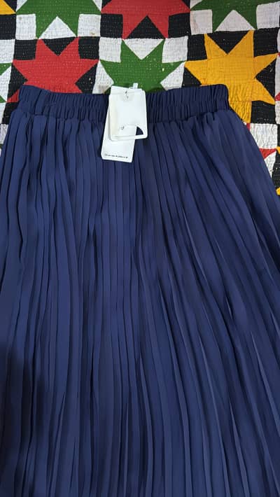 Royal blue skirt