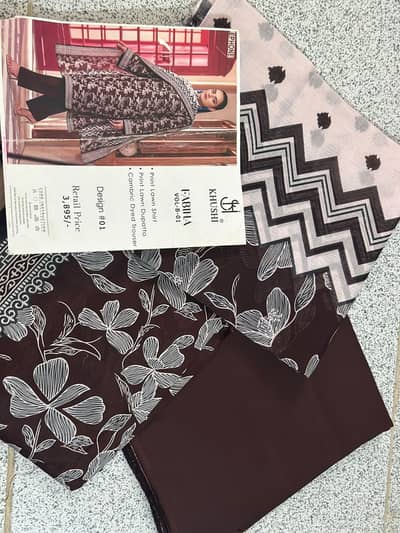 women's 3pcs unstitched dresses
