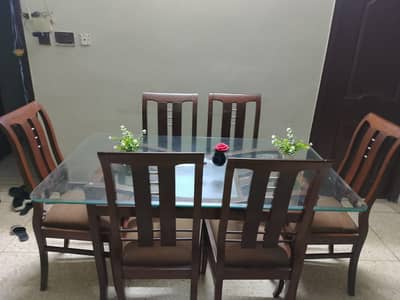 Dining Table and Six Chairs