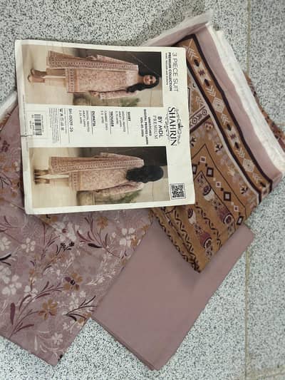 women's 3pcs unstitched dresses