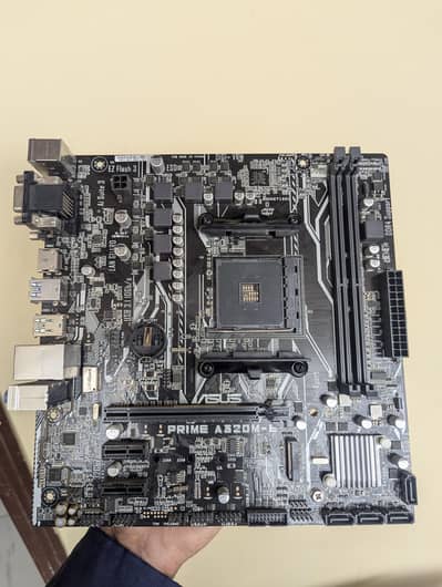 Asus Prime A320M-E AM4 Motherboard (Minor Repair Required / For Parts)