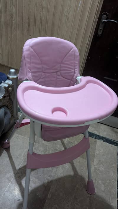 Baby High Chair| Feeding Chair| Used | Good Condition| Pink