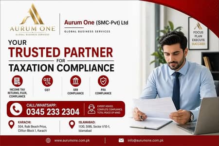 Filer, NTN, Company Registration, Private Limited SECP, FBR, SRP, PRA