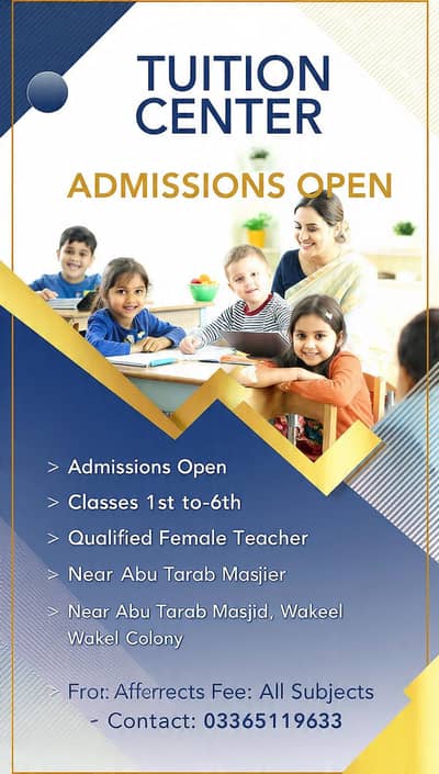 1st to 6th -Tuition -All Subjects