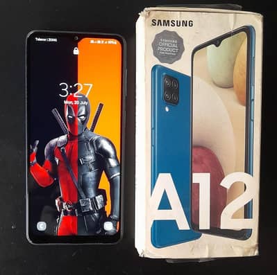Samsung Mobile A12 Full Original – Box Available