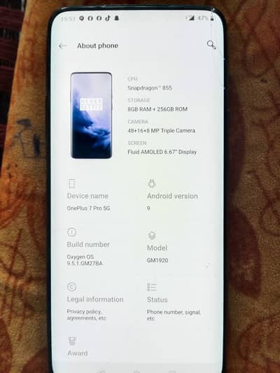 One Plus 7 Pro