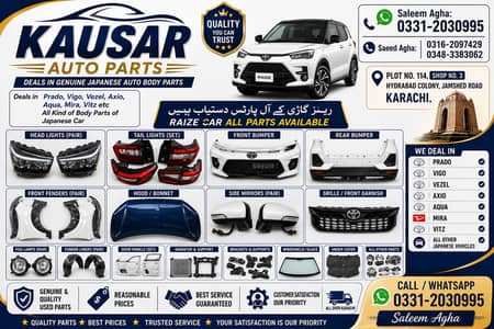 Toyota Raize Headlight,Bonnet