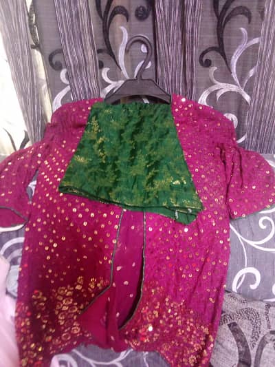 Gharara with overcoat