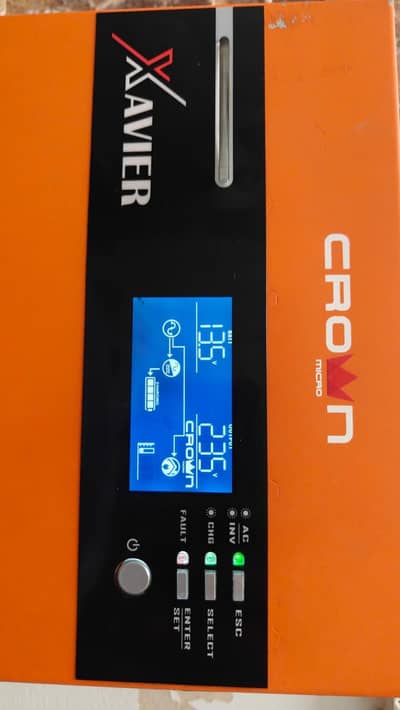 crown 1.2kv hybrid inverter ups 12volt no Riper 100%ok