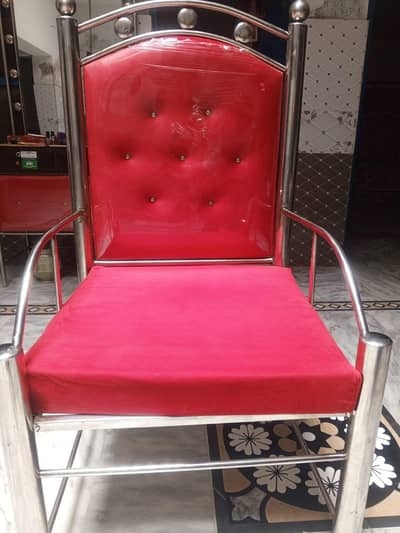 sofa set, 2 single & 1 double, steel made