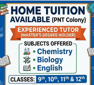 Home tuition available