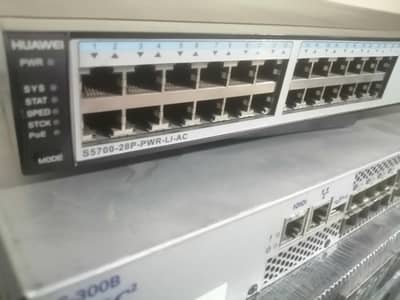 Huawei, Dell, Hp, Tplink switches available models  in pics