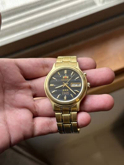 Orient Men's SEM0201UB8 Tri Star Daydate