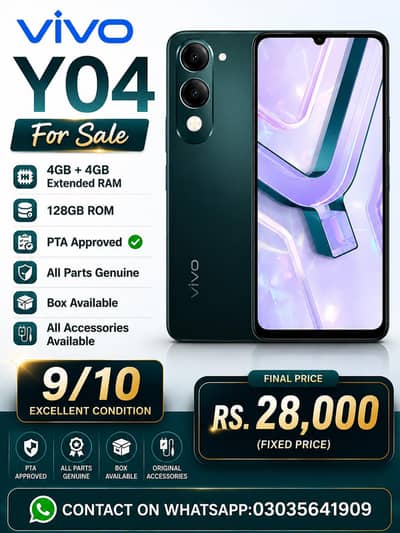  Vivo y04 for sale