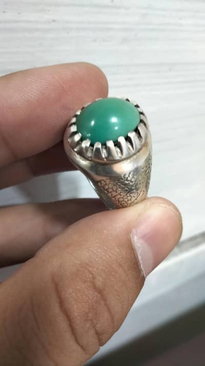 Natural Irani Hussaini Feroza old Ring