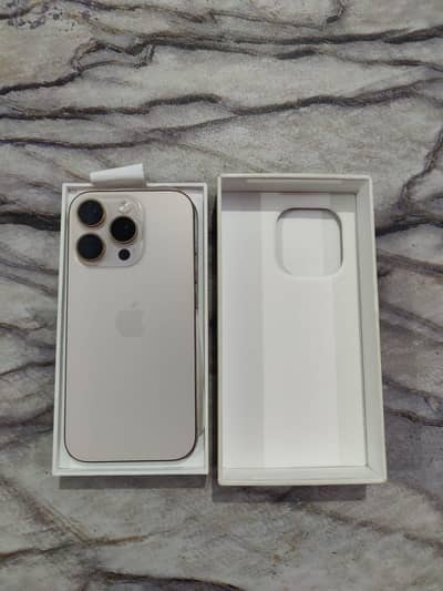 IPhone 16 Pro with box 98% health