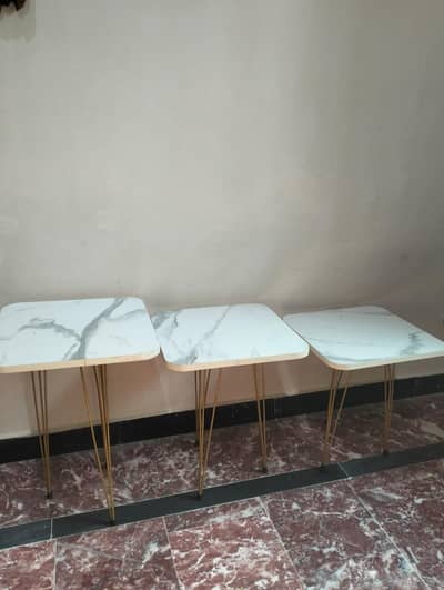 Side Tables / Coffee Tables/ Set of Three (3 Piece)