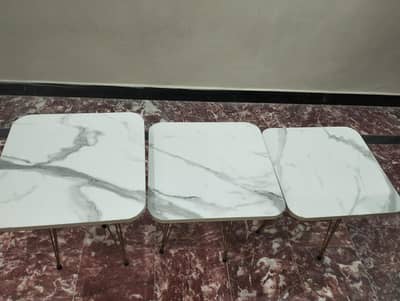Side Tables / Coffee Tables/ Set of Three (3 Piece)
