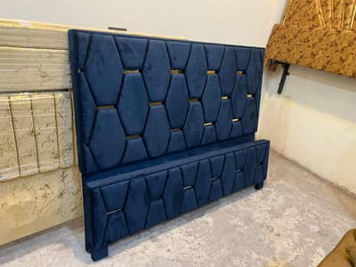 king size bed velvet poshing