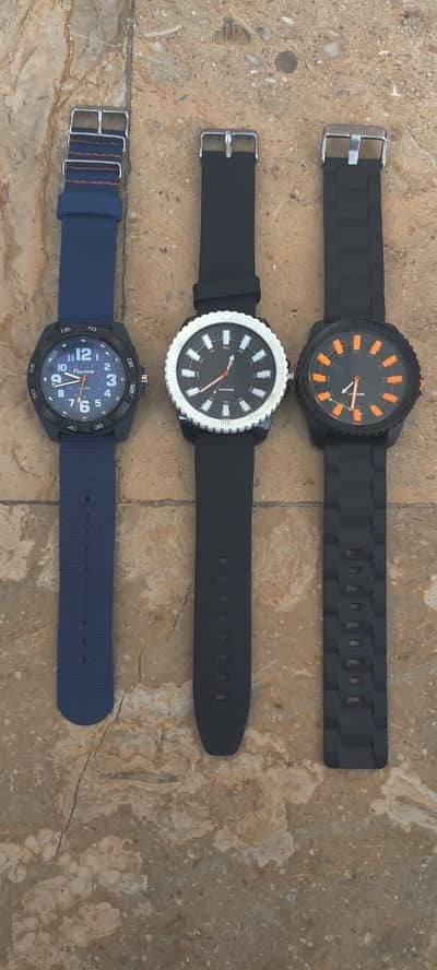 3 Stylish Wrist Watches for Sale | Good Condition
