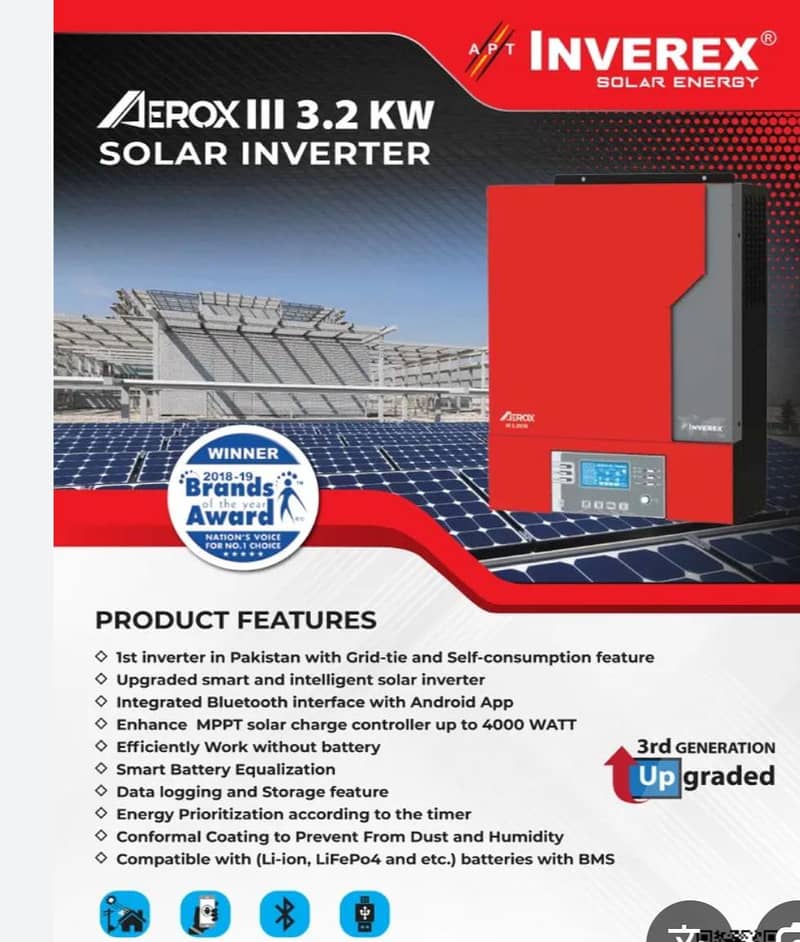 Inverex Aerox 3.2KW Solar Inverter Pure Sine Wave Excellent Condition 3