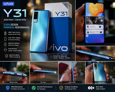 Vivo Y31 Mobile Phone (4GB RAM/128GB Storage)