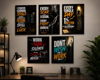 Motivation Frame For Office & Room